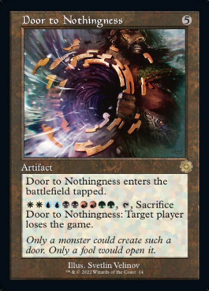 Door to Nothingness (Retro) [The Brothers' War Retro Artifacts] | Gate City Games LLC