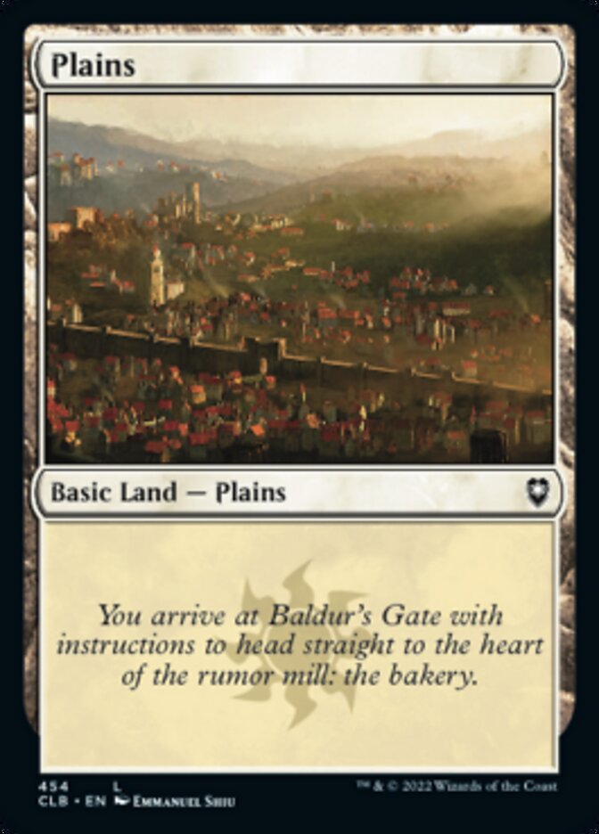 Plains (454) [Commander Legends: Battle for Baldur's Gate] | Gate City Games LLC