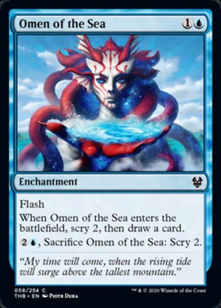 Omen of the Sea [Theros Beyond Death] | Gate City Games LLC