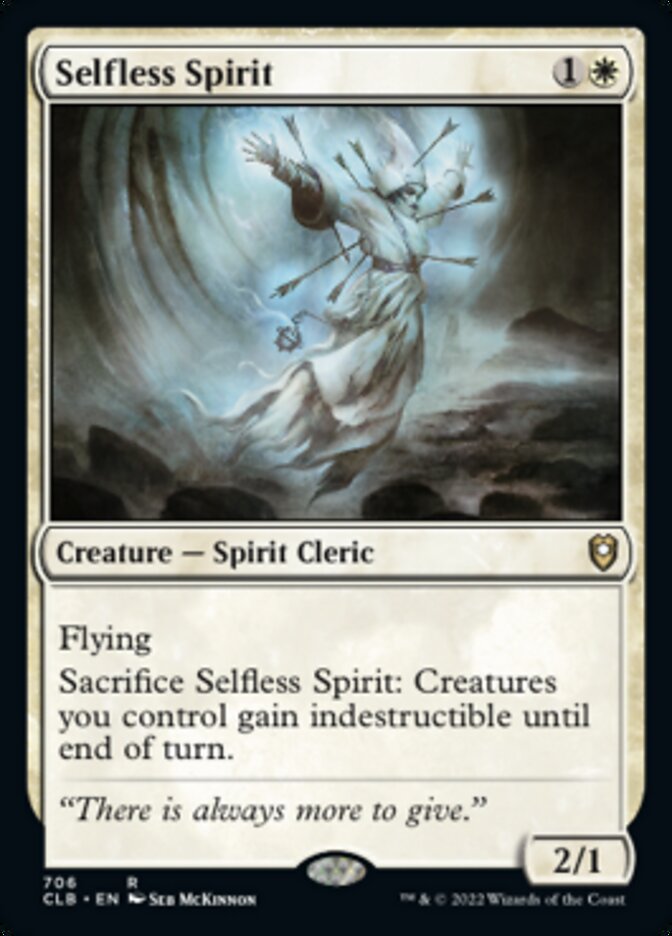 Selfless Spirit [Commander Legends: Battle for Baldur's Gate] | Gate City Games LLC