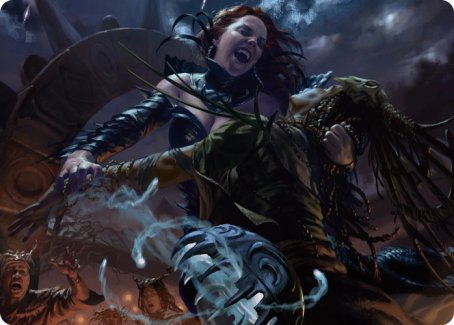 Olivia's Midnight Ambush Art Card [Innistrad: Midnight Hunt Art Series] | Gate City Games LLC