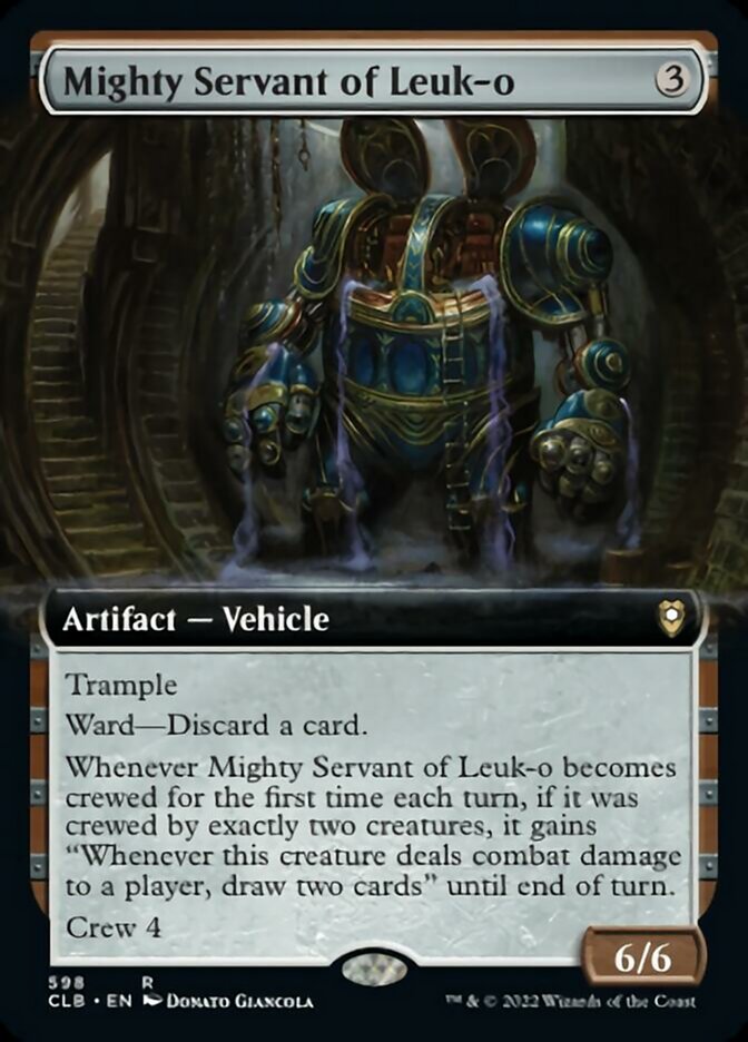 Mighty Servant of Leuk-o (Extended Art) [Commander Legends: Battle for Baldur's Gate] | Gate City Games LLC