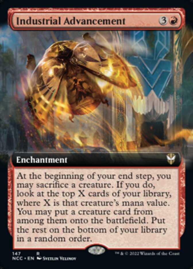 Industrial Advancement (Extended Art) [Streets of New Capenna Commander] | Gate City Games LLC