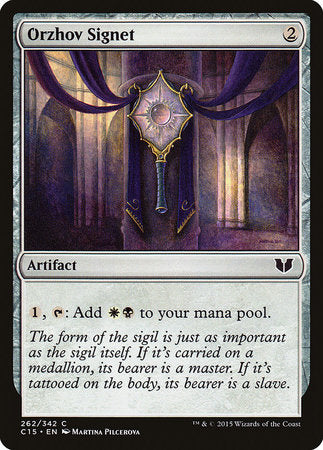 Orzhov Signet [Commander 2015] | Gate City Games LLC