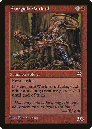 Renegade Warlord [Tempest] | Gate City Games LLC