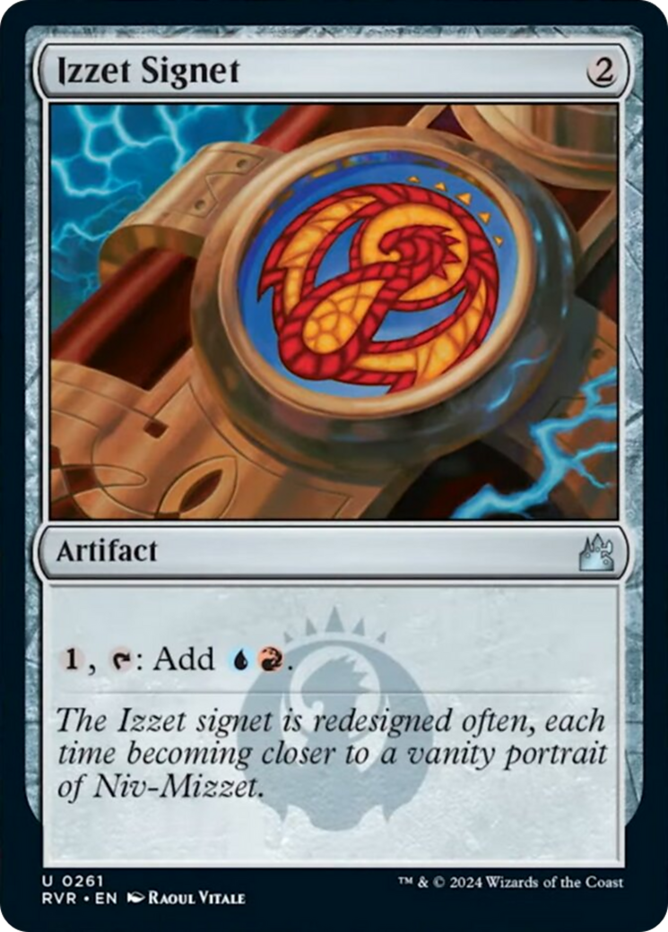 Izzet Signet [Ravnica Remastered] | Gate City Games LLC