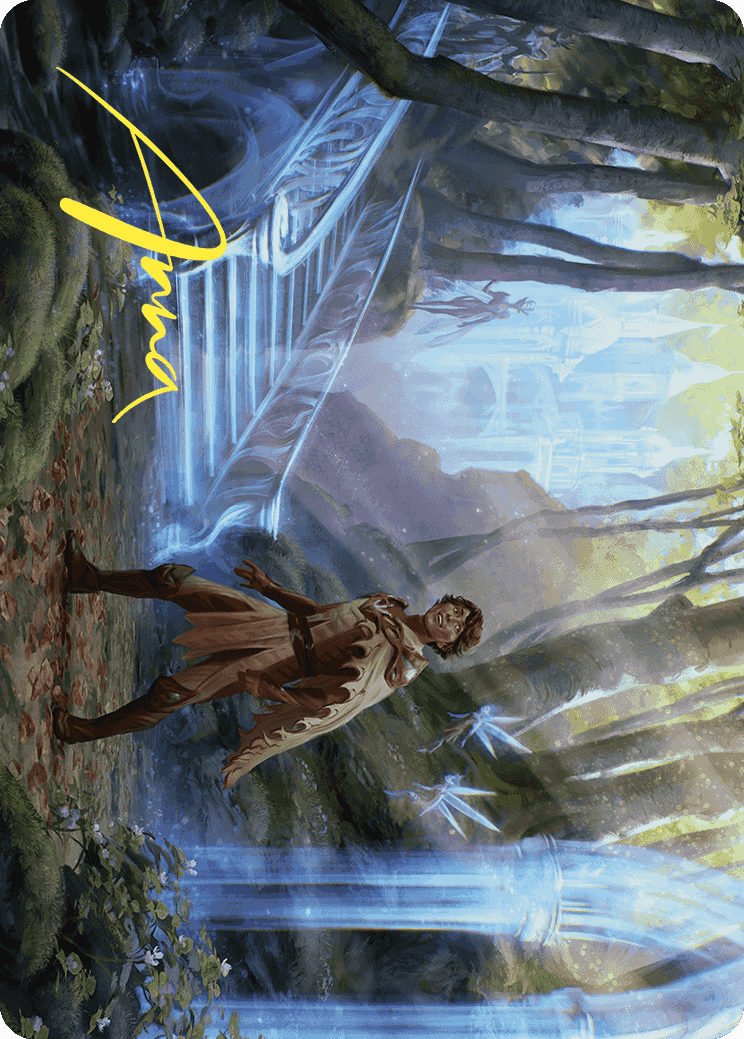 Into the Fae Court Art Card (Gold-Stamped Signature) [Wilds of Eldraine Art Series] | Gate City Games LLC