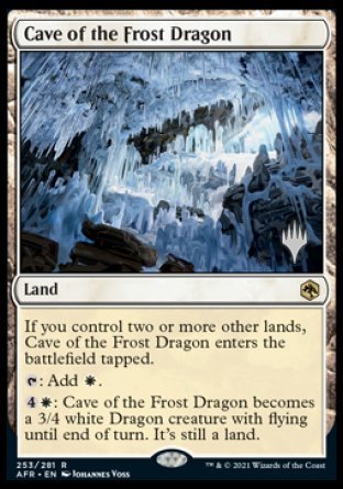 Cave of the Frost Dragon (Promo Pack) [Dungeons & Dragons: Adventures in the Forgotten Realms Promos] | Gate City Games LLC