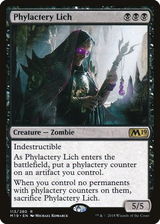 Phylactery Lich [Core Set 2019] | Gate City Games LLC