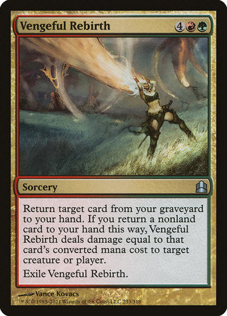 Vengeful Rebirth [Commander 2011] | Gate City Games LLC
