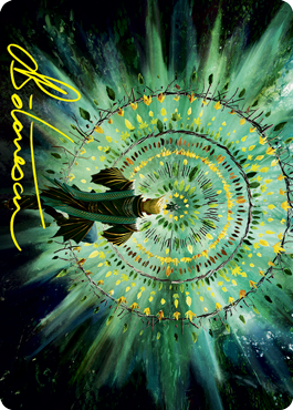 Verdant Mastery Art Card (Gold-Stamped Signature) [Strixhaven: School of Mages Art Series] | Gate City Games LLC