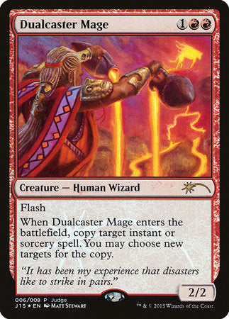 Dualcaster Mage [Judge Gift Cards 2015] | Gate City Games LLC