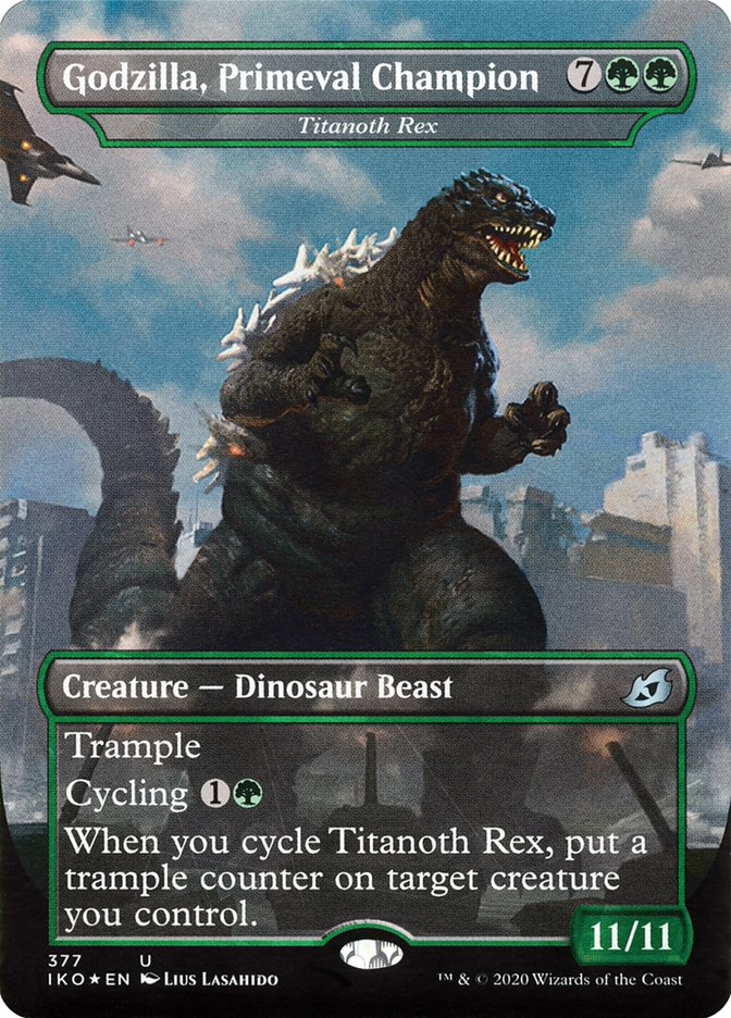 Titanoth Rex - Godzilla, Primeval Champion (Godzilla Series) [Ikoria: Lair of Behemoths] | Gate City Games LLC