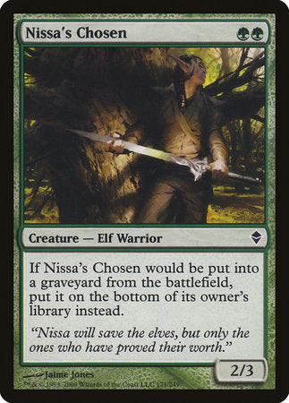 Nissa's Chosen [Zendikar] | Gate City Games LLC