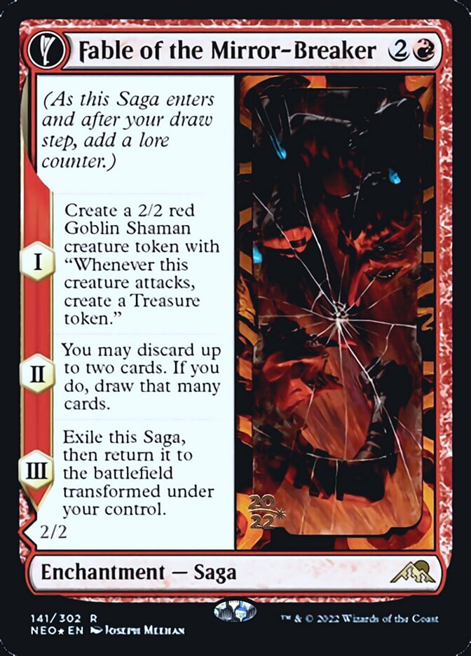 Fable of the Mirror-Breaker // Reflection of Kiki-Jiki [Kamigawa: Neon Dynasty Prerelease Promos] | Gate City Games LLC