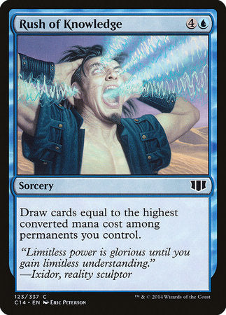 Rush of Knowledge [Commander 2014] | Gate City Games LLC