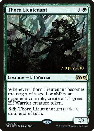 Thorn Lieutenant [Core Set 2019 Promos] | Gate City Games LLC