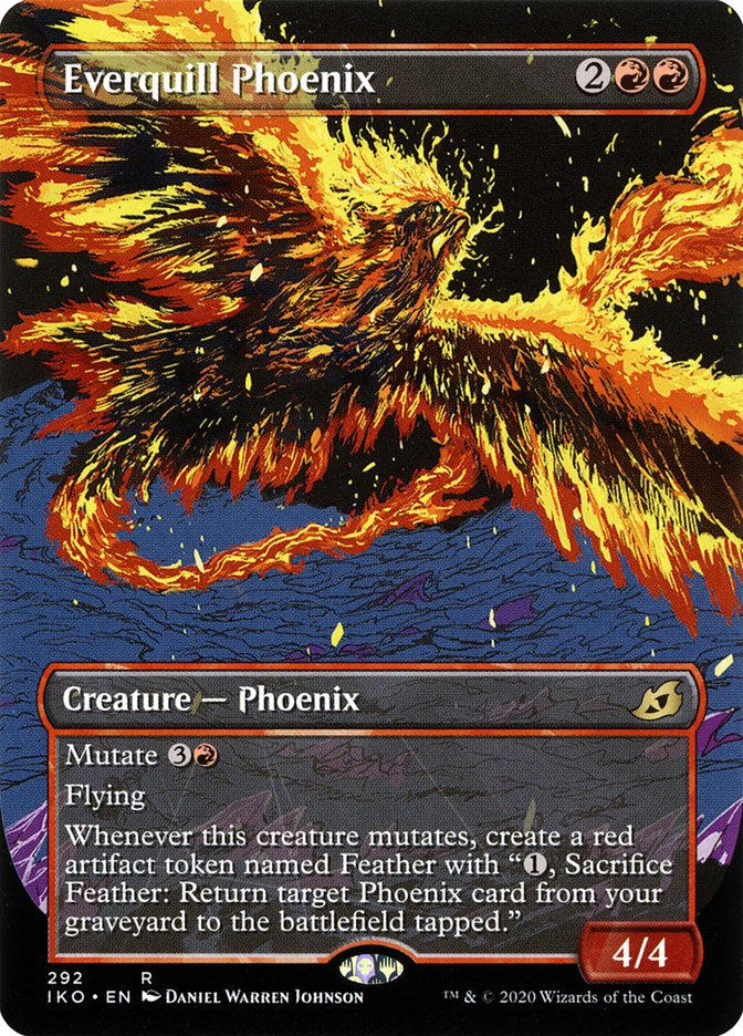 Everquill Phoenix (Showcase) [Ikoria: Lair of Behemoths] | Gate City Games LLC