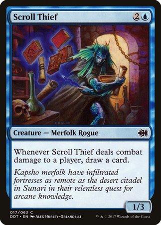 Scroll Thief [Duel Decks: Merfolk vs. Goblins] | Gate City Games LLC