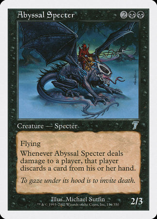 Abyssal Specter [Seventh Edition] | Gate City Games LLC