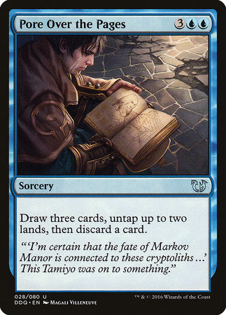 Pore Over the Pages [Duel Decks: Blessed vs. Cursed] | Gate City Games LLC