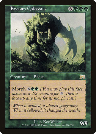Krosan Colossus [Onslaught] | Gate City Games LLC