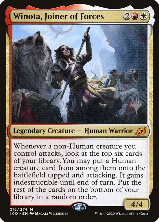 Winota, Joiner of Forces (Promo Pack) [Ikoria: Lair of Behemoths Promos] | Gate City Games LLC