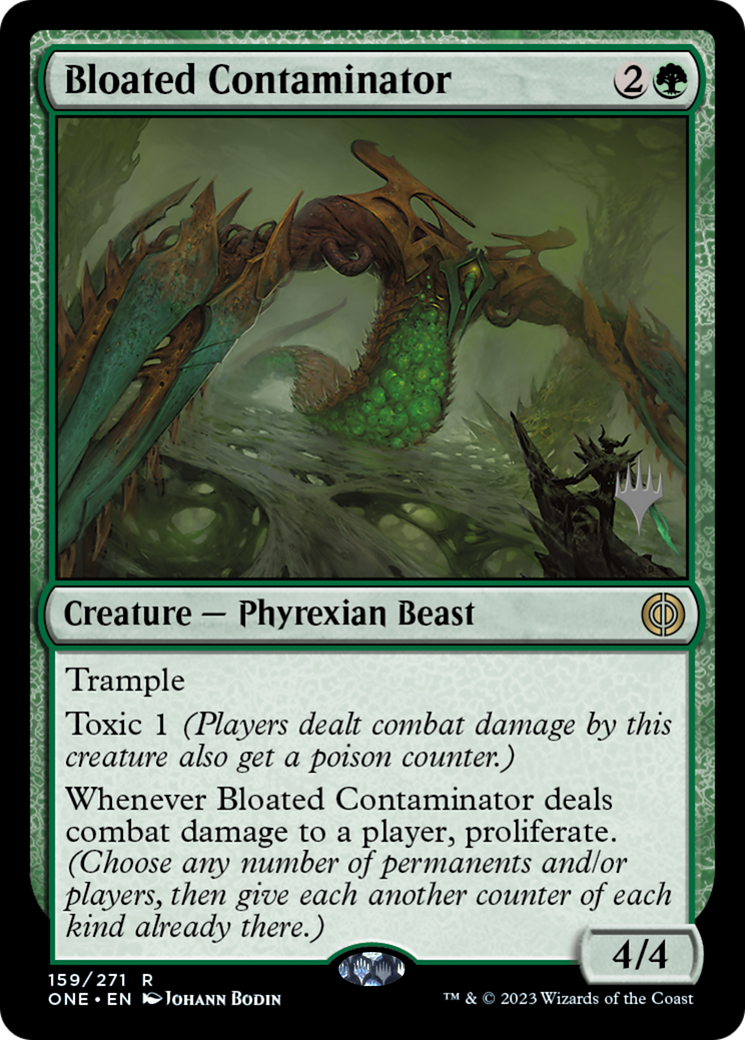 Bloated Contaminator (Promo Pack) [Phyrexia: All Will Be One Promos] | Gate City Games LLC