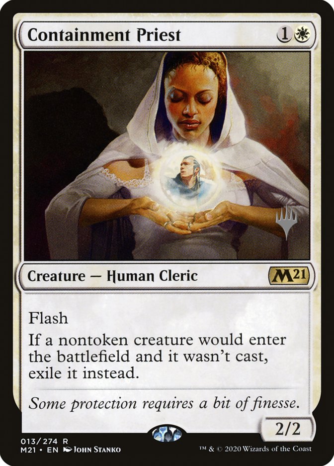 Containment Priest (Promo Pack) [Core Set 2021 Promos] | Gate City Games LLC