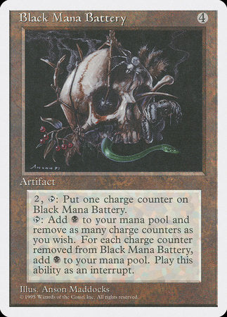 Black Mana Battery [Fourth Edition] | Gate City Games LLC