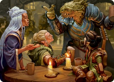 You Meet in a Tavern Art Card [Dungeons & Dragons: Adventures in the Forgotten Realms Art Series] | Gate City Games LLC