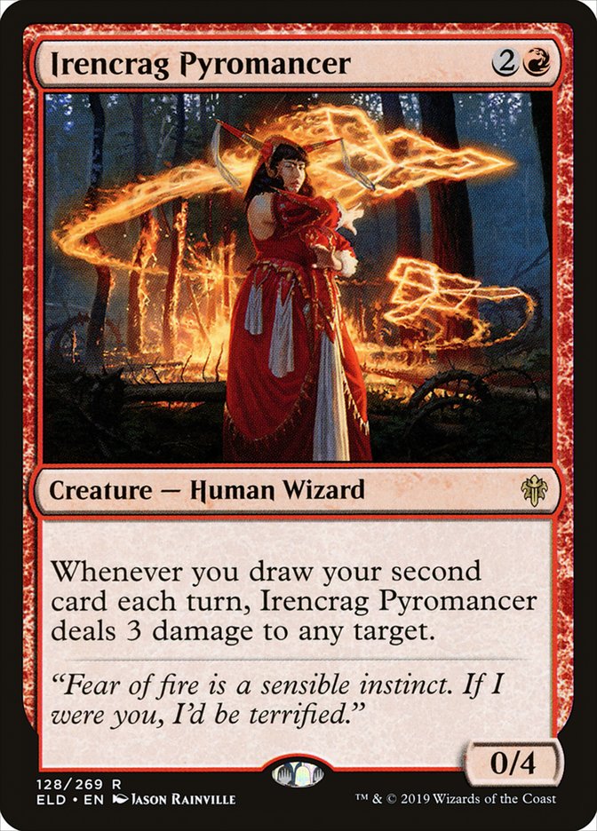Irencrag Pyromancer [Throne of Eldraine] | Gate City Games LLC