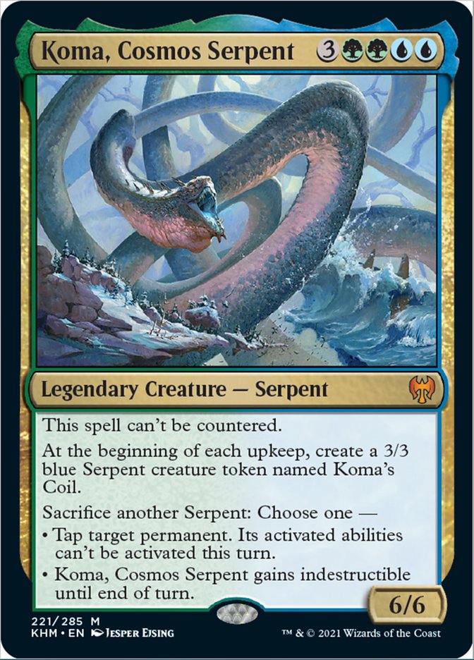 Koma, Cosmos Serpent [Kaldheim] | Gate City Games LLC