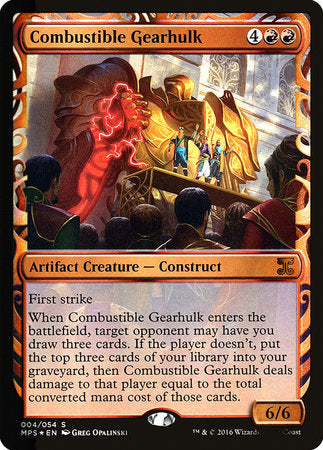 Combustible Gearhulk [Kaladesh Inventions] | Gate City Games LLC