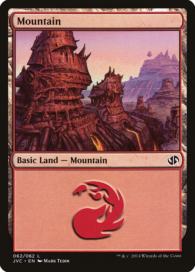 Mountain (62) [Duel Decks Anthology] | Gate City Games LLC