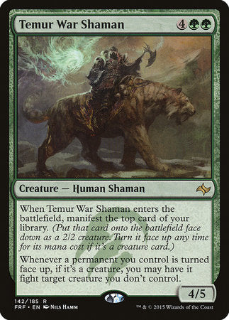 Temur War Shaman [Fate Reforged] | Gate City Games LLC