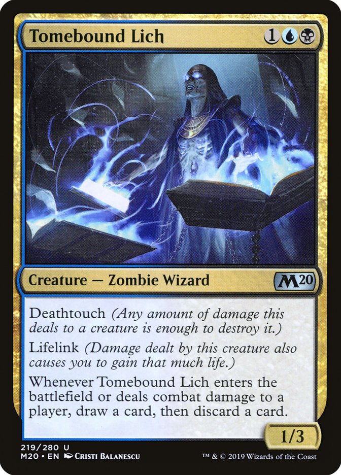 Tomebound Lich [Core Set 2020] | Gate City Games LLC