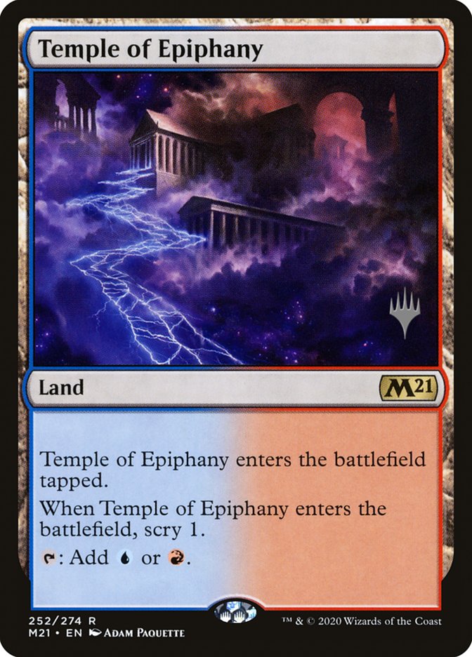 Temple of Epiphany (Promo Pack) [Core Set 2021 Promos] | Gate City Games LLC