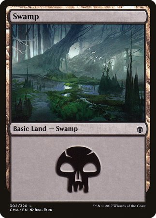 Swamp (302) [Commander Anthology] | Gate City Games LLC