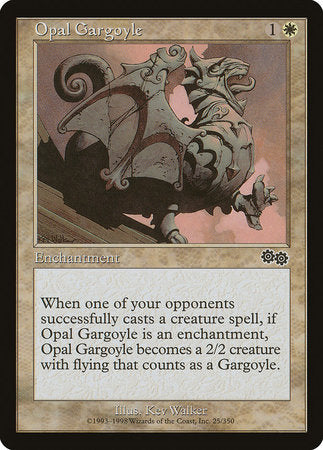 Opal Gargoyle [Urza's Saga] | Gate City Games LLC