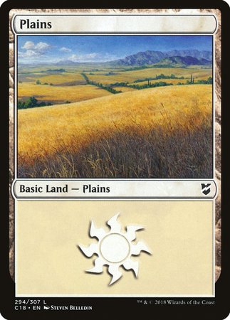 Plains (294) [Commander 2018] | Gate City Games LLC