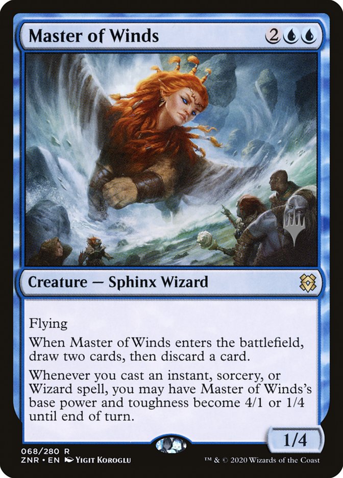 Master of Winds (Promo Pack) [Zendikar Rising Promos] | Gate City Games LLC