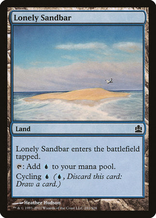 Lonely Sandbar [Commander 2011] | Gate City Games LLC