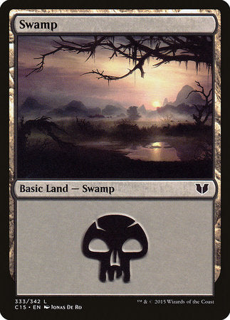 Swamp (333) [Commander 2015] | Gate City Games LLC