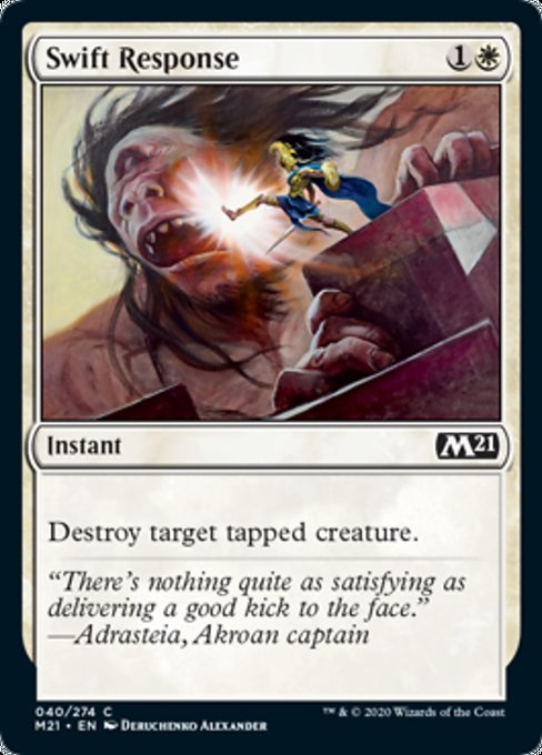 Swift Response [Core Set 2021] | Gate City Games LLC