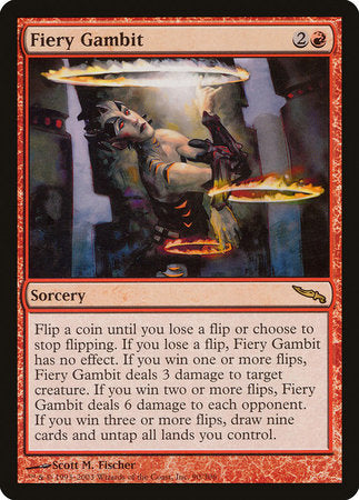 Fiery Gambit [Mirrodin] | Gate City Games LLC