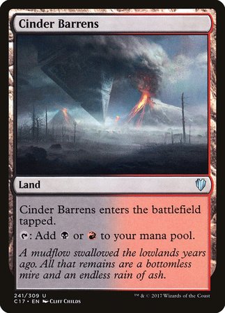 Cinder Barrens [Commander 2017] | Gate City Games LLC
