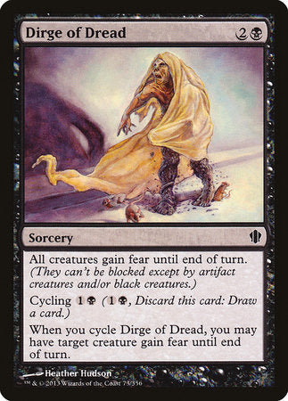 Dirge of Dread [Commander 2013] | Gate City Games LLC