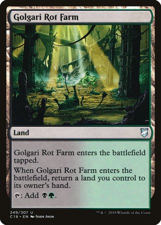 Golgari Rot Farm [Commander 2018] | Gate City Games LLC