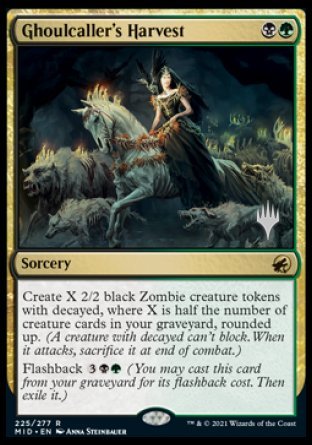 Ghoulcaller's Harvest (Promo Pack) [Innistrad: Midnight Hunt Promos] | Gate City Games LLC